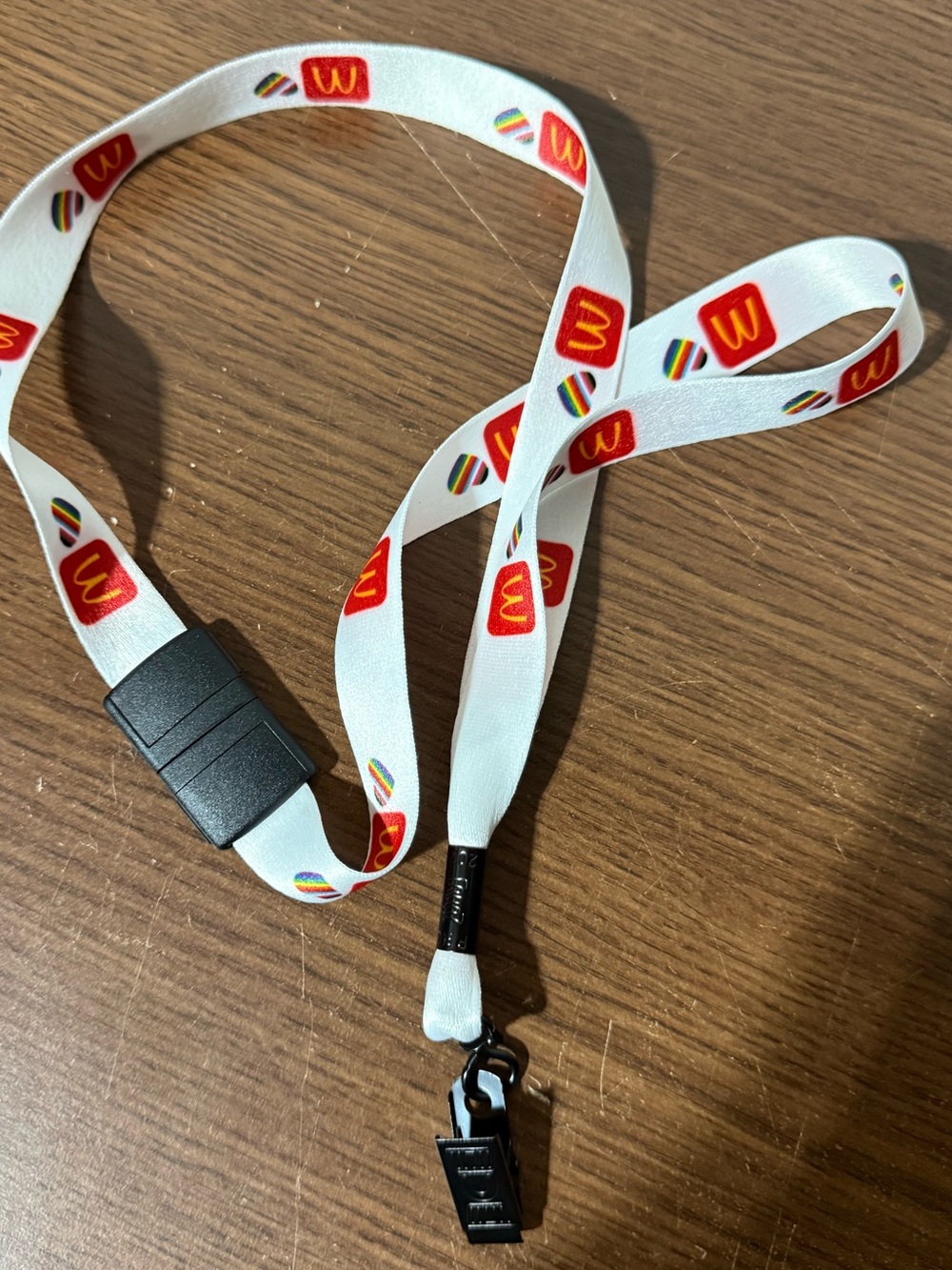 McDonald’s Pride Logo Badge Lanyard
